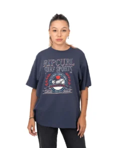 REMERA RIP CURL OVER HERITAGE AZU MUJER