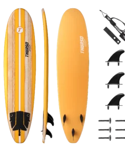 Tabla de surf Spire de 8 pies con cubierta blanda