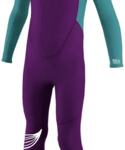 Traje De Surf Morado Niña 2mm Sirenas