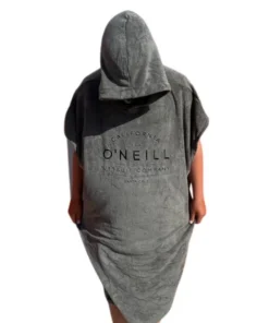 Poncho Toalla Micro Fibra Niño Oneill Gris