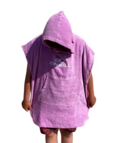Poncho Toalla Niño Oneill Morado