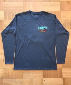 Polera ML Pez Gris El Ruco