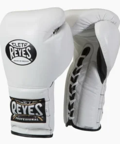 Gants de boxe Cleto Reyes Traditional Training CE4 Blanc avec Lacets
