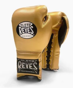 Gants de boxe Cleto Reyes Traditional Training CE4 Or avec Lacets