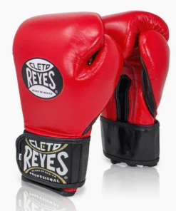 Gants de boxe Cleto Reyes Rembourrage supplémentaire CE8 Rouge-noir