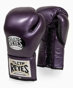 Gants de boxe Cleto Reyes Professionnel CB2 Violet avec lacets