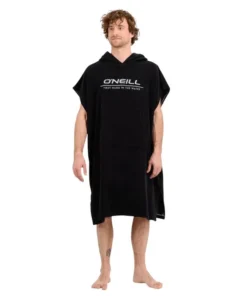 Poncho Toalla Adulto Negro Oneill