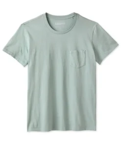 Polera Groovy Pocket Tee Basil Outerknown