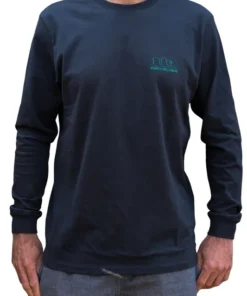 Polera Manga Larga Negra Punta de Lobos