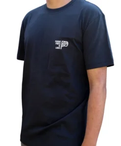 Polera Manga Corta Negra Punta de Lobos