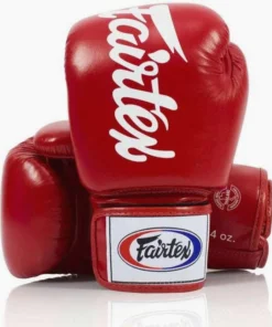Gants de Muay Thai Fairtex BGV19 Deluxe Rouge