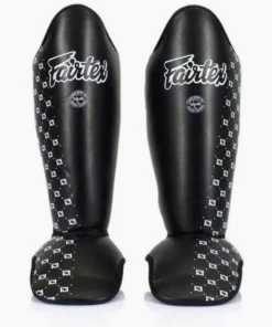 Protège-tibias Fairtex Compétition SP5 avec repose-pieds Noir