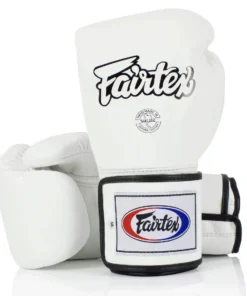 Gants de Muay Thai Fairtex BGV5 Super Sparring Blanc
