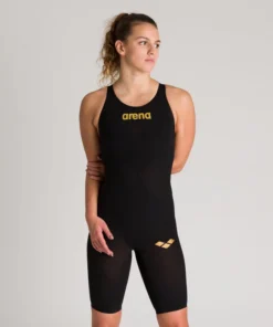 arena Powerskin Carbon Air2 Mujer Kneeskin Espalda Abierta – Negro Negro