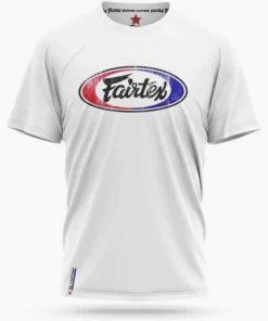 T-shirt Fairtex Vintage TST4 Blanc
