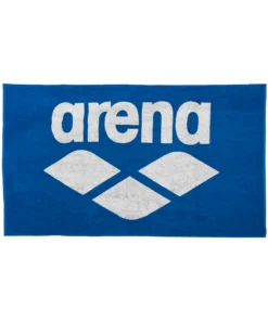 Toalla de algodón arena Pool Soft – Royal/Blanco
