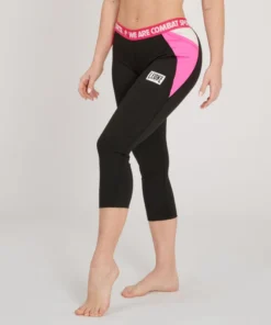 Leggings capri femme Leone Logo Wacs ABX149