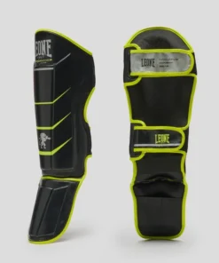 Protège-tibias Leone Revo Fluo PT160F avec protège-pieds