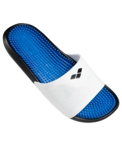 Sandalias masajeadoras arena unisex Marco – Blanco/Cian