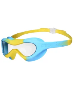 Máscara de natación arena Spider para niños – Claro/Amarillo