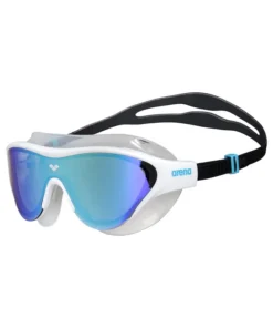 Gafas de natación arena unisex The One Mask Mirror – Azul Blanco