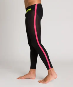 Pantalones Largos R-EVO+ Hombre Aguas Abiertas – Negro/Fluor