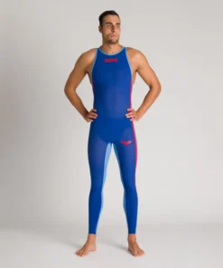 Bañador Powerskin R-EVO+ Aguas Abiertas Hombre Cuerpo Completo Espalda Cerrada – Océano Azul