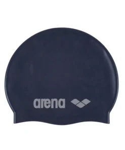 Gorro de natación arena para niños Classic Silicone Junior – Denim/Plata