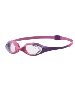 Gafas de natación arena para niños Spider Junior – Violeta/Transparente