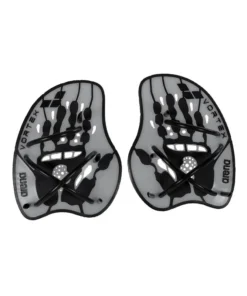 Herramienta de entrenamiento arena Hand Paddle Vortex – Negro Plata