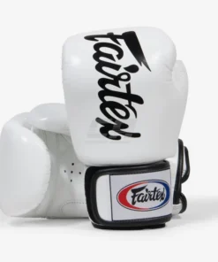 Gants de Muay Thai Fairtex BGV19 Deluxe Blanc