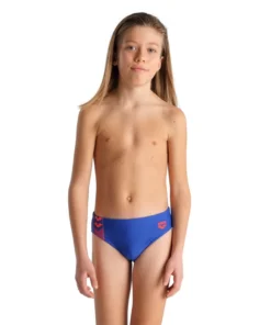 BAÑADOR NIÑO LINEAR SERIGRAPHY JR BRIEF – ROYAL/FLOREALE