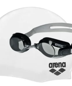 Set de gafas de natación unisex y gorro de natación arena – Gris Plata