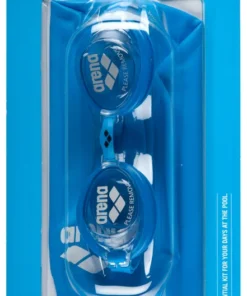 Set de gafas y gorro de natación arena para la piscina para niños – Azul Claro/Azul