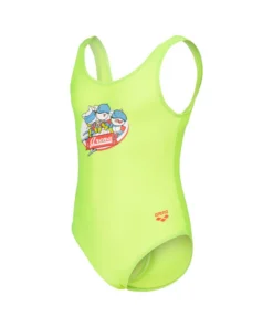 Bañador arena para niña Friends Suave Verde