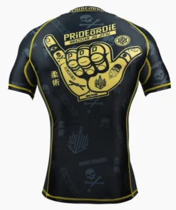 Rashguard Pride or Die Hang Loose manches courtes