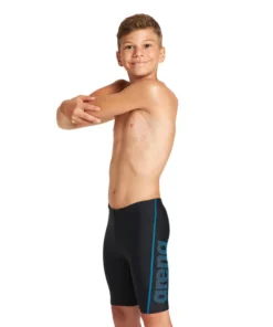 Bañador jammer arena Feel para niño Logo – Negro/Pix Azul