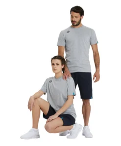 Camiseta Team T-Shirt Panel – Gris medio