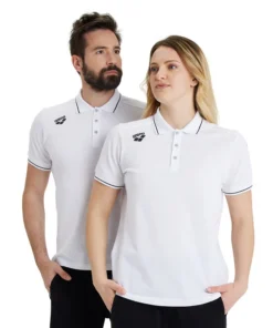 Camiseta Team Poloshirt Solid Cotton – Blanco