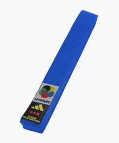 Ceinture Adidas Elite WKF Bleu avec Kanji