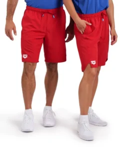 Pantalon Team Bermuda Panel – Rojo