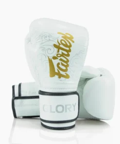 Gants de boxe Fairtex x Glory BGVG3 Blanc-or