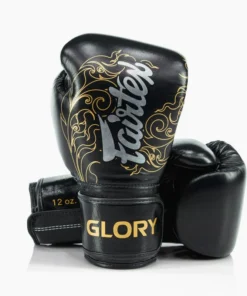 Gants de boxe Fairtex x Glory BGVG3 Noir-or