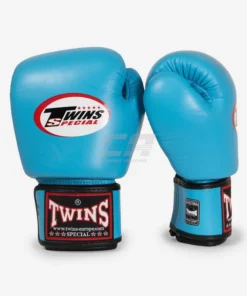 Gants de Muay Thai Twins Special BGVL 3 Bleu