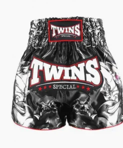 Shorts de kick-thai Twins Special Kabuki Noir
