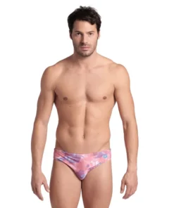 Bañador slip arena para hombre Allover – Calypso Coral