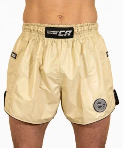 Shorts de kick-thai Combat Arena Light Tech Blanc crème