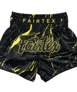 Shorts de kick-thai Fairtex BS1947 Black Marble