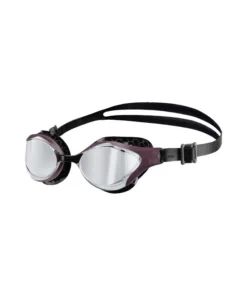 Gafas de natación espejadas arena unisex Air Bold Swipe – Plata/Vino Tinto