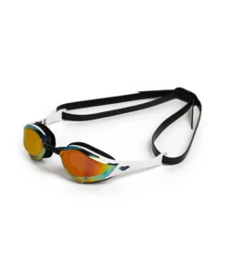 Gafas de natación de competición arena unisex Cobra Edge Swipe Mirror – Oro/Blanco